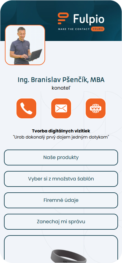 Oficiálna digitálna šablóna Fulpio s elegantným a profesionálnym dizajnom